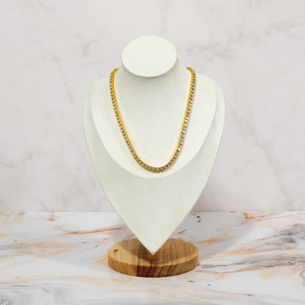 COLLAR SEROL DORADO CON CRITALES
