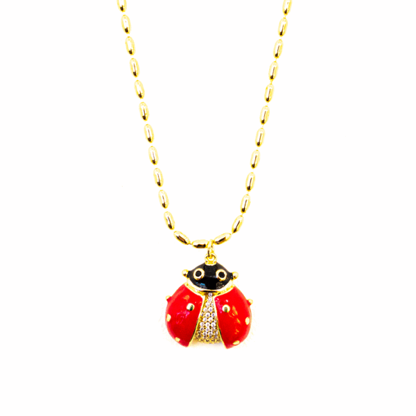 Collar Catarina roja