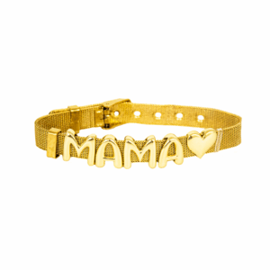 Brazalete Mamá dorado ajsutable