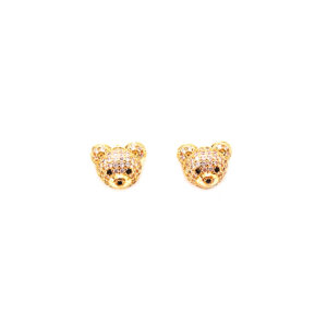 ARETES MINI OSO DORADOS
