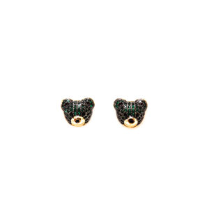 ARETES MINI OSO VERDE