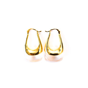 ARRACADAS ROMINA DORADAS CON GOTA