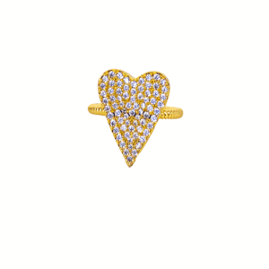 ANILLO CORAZÓN CON ZIRCONIAS MINI